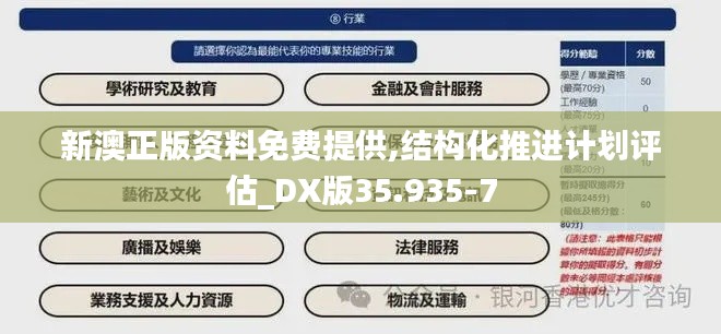 新澳正版资料免费提供,结构化推进计划评估_DX版35.935-7