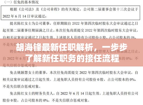 胡海锋最新任职解析,接任流程揭秘