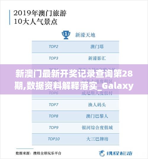 新澳门最新开奖记录查询第28期,数据资料解释落实_Galaxy87.151-7