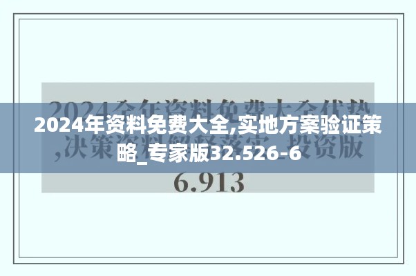 2024年资料免费大全,实地方案验证策略_专家版32.526-6