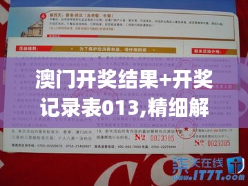澳门开奖结果+开奖记录表013,精细解析说明_特别款9.175