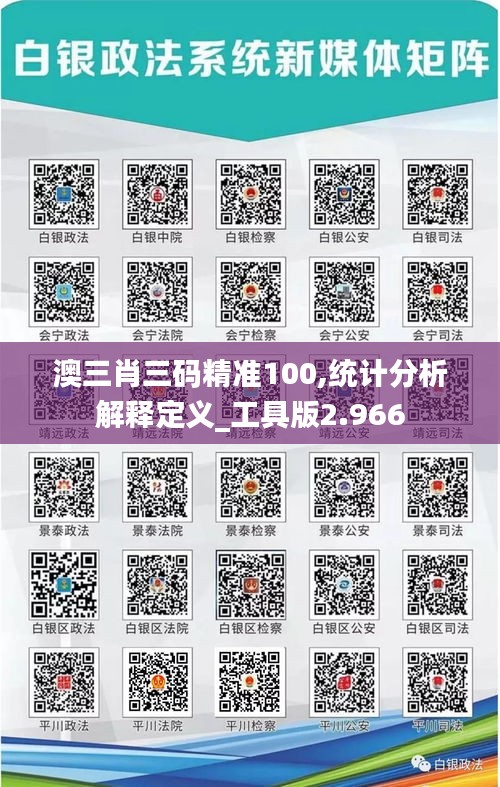 澳三肖三码精准100,统计分析解释定义_工具版2.966