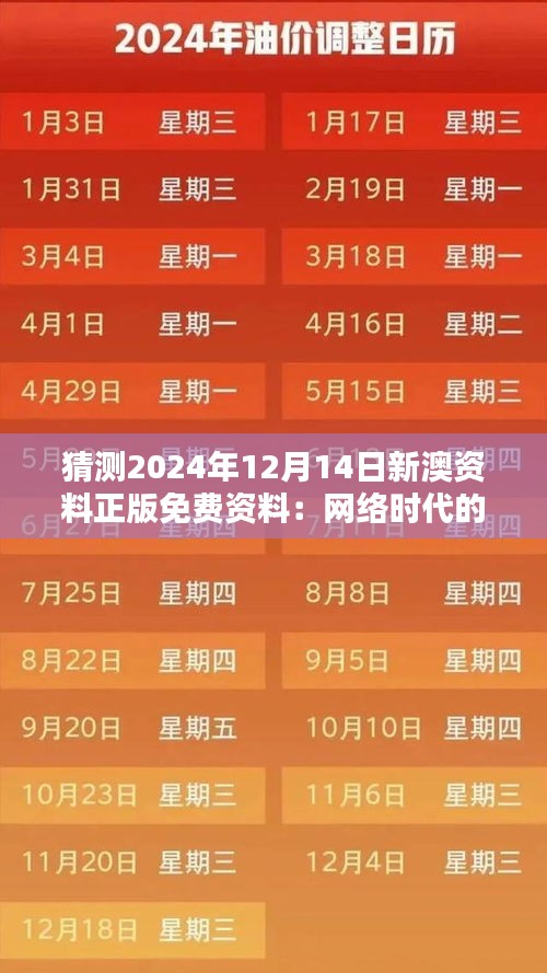 猜测2024年12月14日新澳资料正版免费资料:网络时代的版权问题