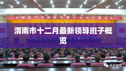 渭南市十二月领导班子最新调整概览