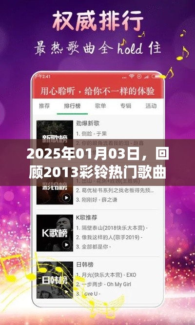 回顾2013彩铃热门歌曲,时光流转至2025