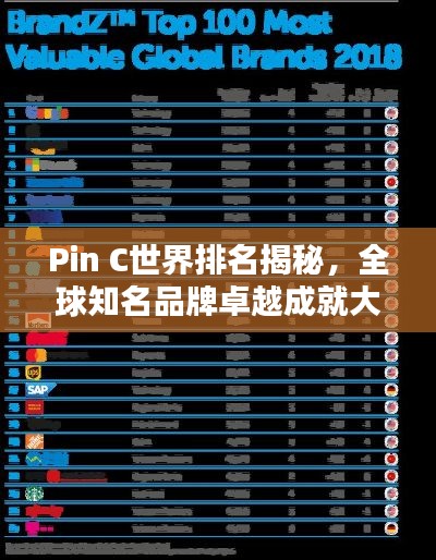Pin C世界排名揭秘,全球知名品牌卓越成就大揭秘
