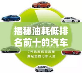 揭秘油耗低排名前十的汽车,省钱又环保的选择!