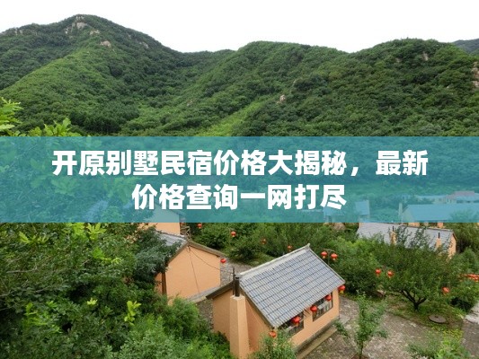 开原别墅民宿价格大揭秘，最新价格查询一网打尽