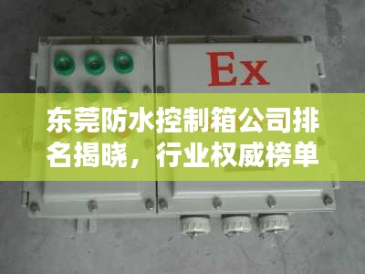 东莞防水控制箱公司排名揭晓，行业权威榜单，优质企业一览无余！