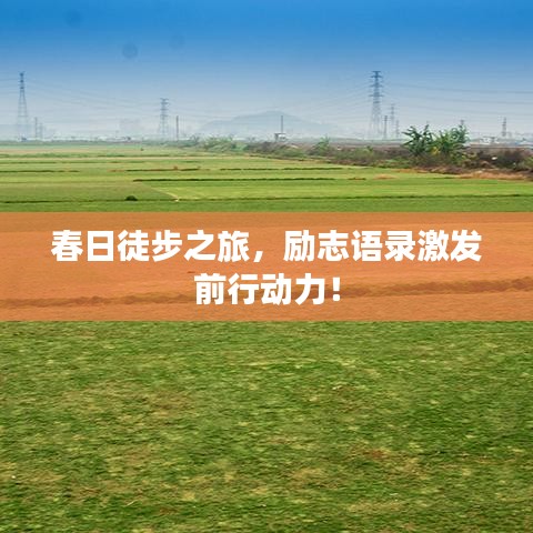 春日徒步之旅,励志语录激发前行动力!