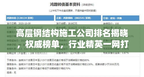 高层钢结构施工公司排名揭晓,权威榜单,行业精英一网打尽!
