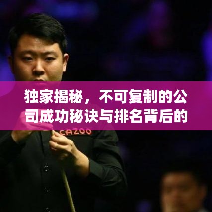 独家揭秘,不可复制的公司成功秘诀与排名背后的独特因素