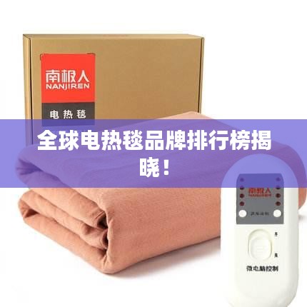 全球电热毯品牌排行榜揭晓!