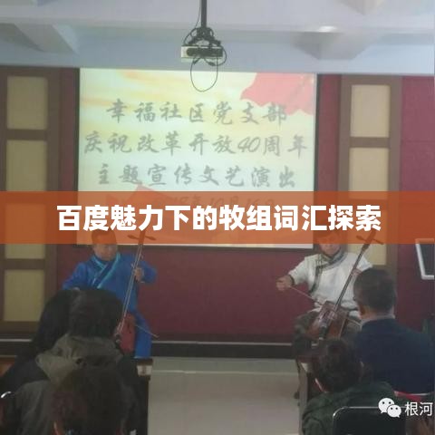 百度魅力下的牧组词汇探索