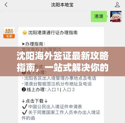 沈阳海外签证最新攻略指南,一站式解决你的出国签证问题!