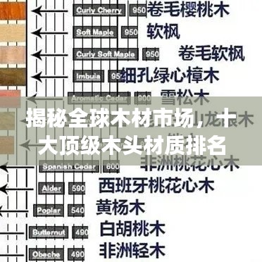 揭秘全球木材市场,十大顶级木头材质排名榜单!