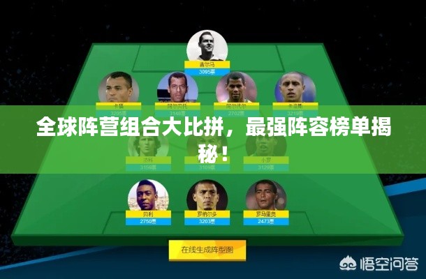 全球阵营组合大比拼,最强阵容榜单揭秘!