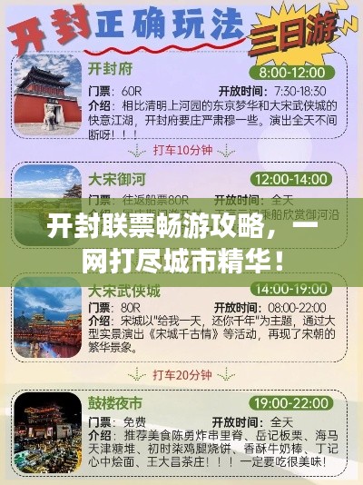 开封联票畅游攻略,一网打尽城市精华!