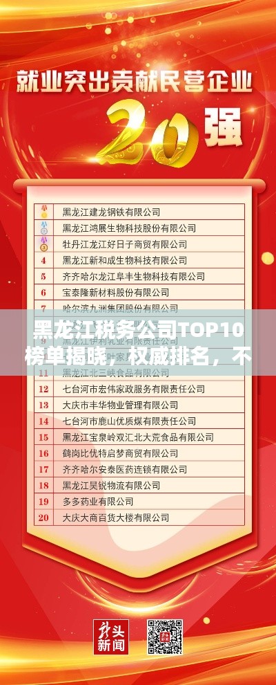 黑龙江税务公司TOP10榜单揭晓,权威排名,不容错过