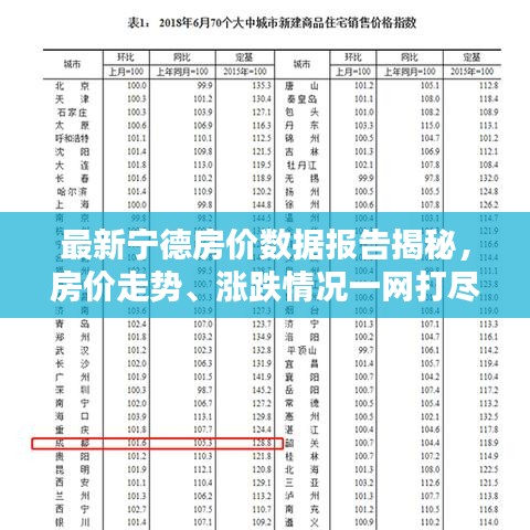 最新宁德房价数据报告揭秘,房价走势、涨跌情况一网打尽