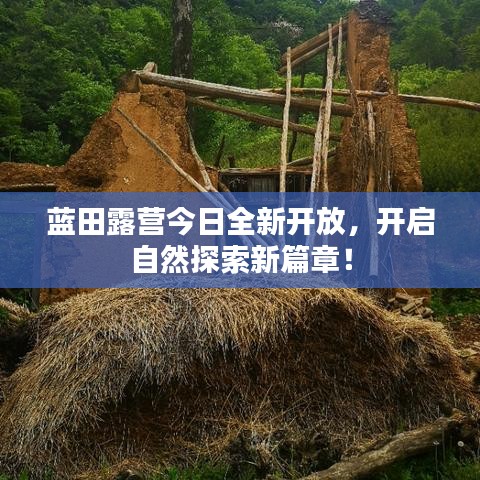 蓝田露营今日全新开放,开启自然探索新篇章!