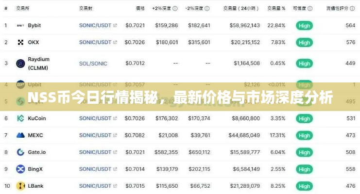 NSS币今日行情揭秘,最新价格与市场深度分析
