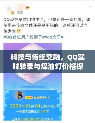 科技与传统交融，QQ实时转录与煤油灯价格探秘
