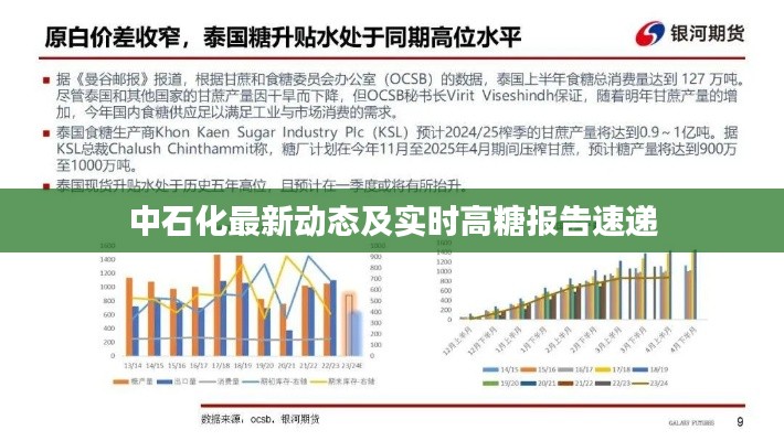 中石化最新动态及实时高糖报告速递
