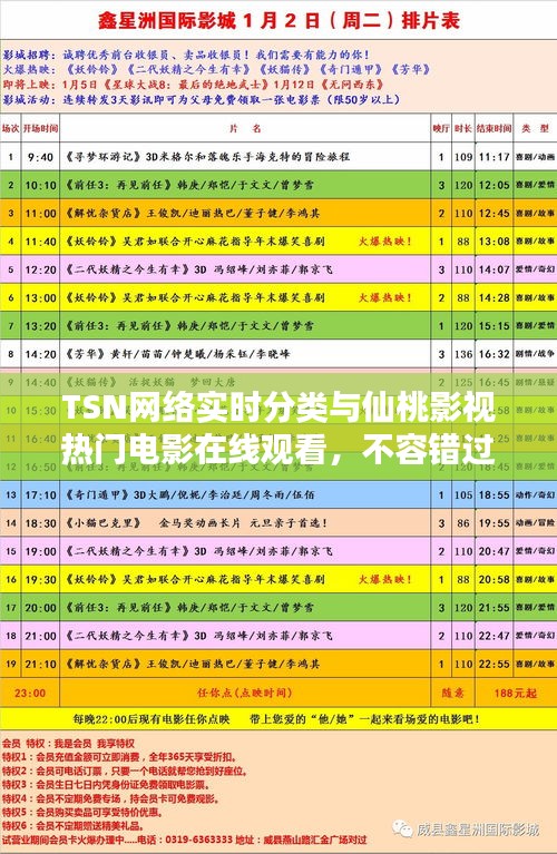 TSN网络实时分类与仙桃影视热门电影在线观看,不容错过的影视盛宴