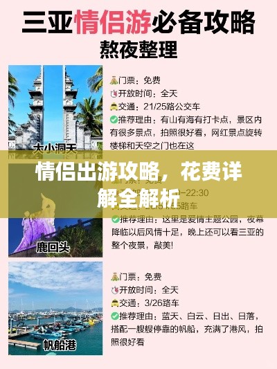 情侣出游攻略,花费详解全解析