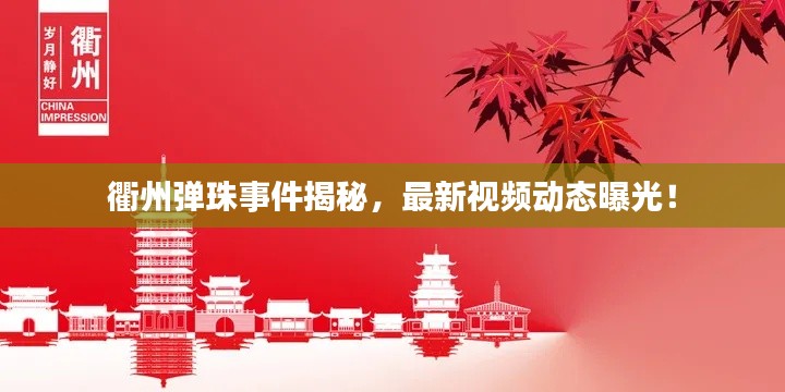 衢州弹珠事件揭秘,最新视频动态曝光!