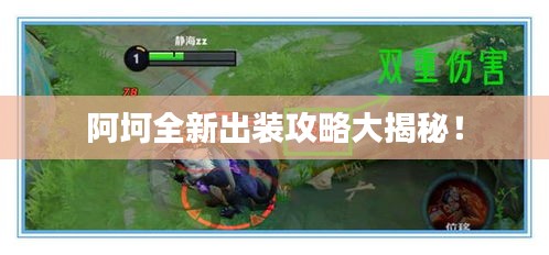 阿坷全新出装攻略大揭秘!