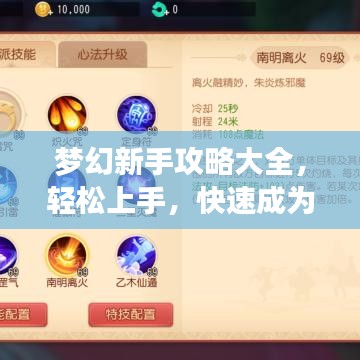 梦幻新手攻略大全,轻松上手,快速成为高手!