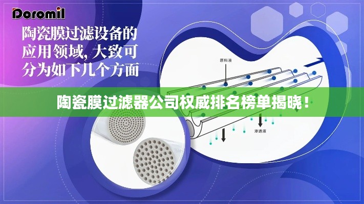 陶瓷膜过滤器公司权威排名榜单揭晓!