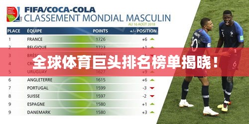 全球体育巨头排名榜单揭晓!