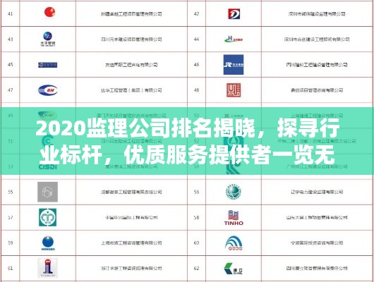 2020监理公司排名揭晓,探寻行业标杆,优质服务提供者一览无遗!