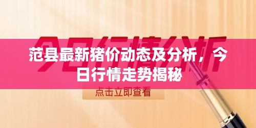 范县最新猪价动态及分析,今日行情走势揭秘