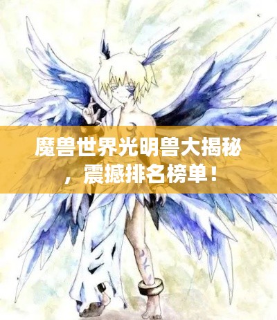 魔兽世界光明兽大揭秘,震撼排名榜单!