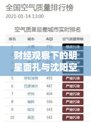 财经观察下的明星面孔与沈阳空气质量实时监测报告