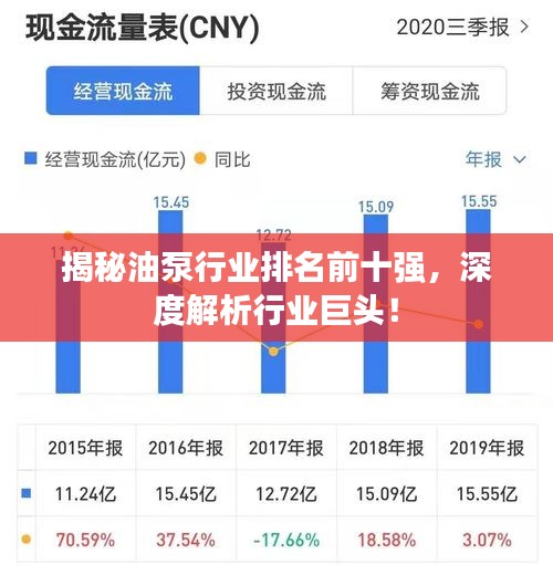 揭秘油泵行业排名前十强,深度解析行业巨头!