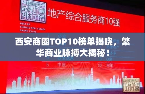 西安商圈TOP10榜单揭晓,繁华商业脉搏大揭秘!