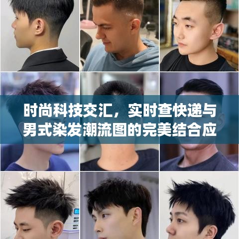 时尚科技交汇,实时查快递与男式染发潮流图的完美结合应用