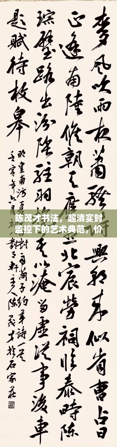 陈茂才书法,超清实时监控下的艺术典范,价格与价值并存