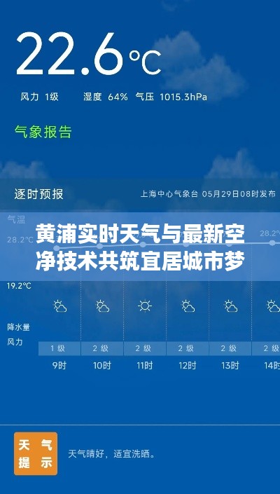黄浦实时天气与最新空净技术共筑宜居城市梦