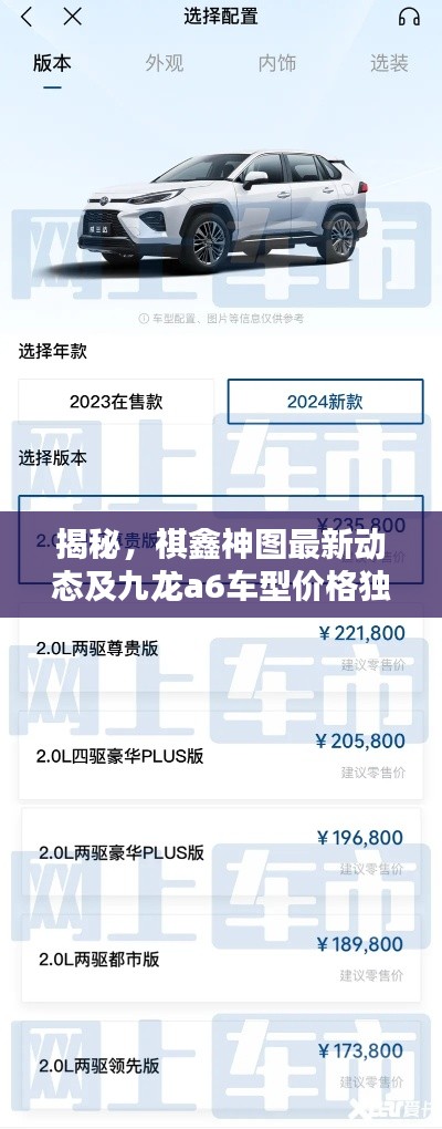 揭秘,祺鑫神图最新动态及九龙a6车型价格独家曝光