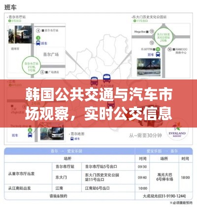 韩国公共交通与汽车市场观察,实时公交信息与景逸最新报价一网打尽