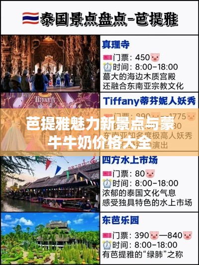 芭提雅魅力新景点与蒙牛牛奶价格大全
