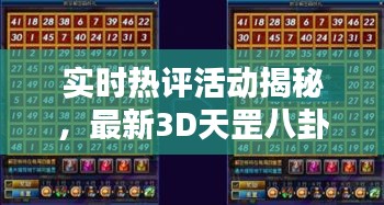 实时热评活动揭秘,最新3D天罡八卦图解析