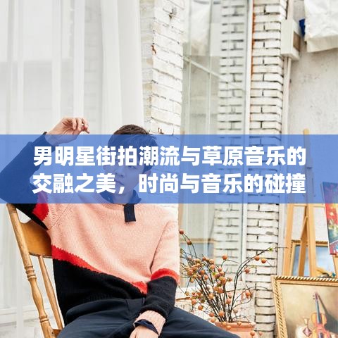男明星街拍潮流与草原音乐的交融之美,时尚与音乐的碰撞风采
