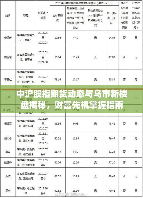 中沪股指期货动态与乌市新楼盘揭秘,财富先机掌握指南